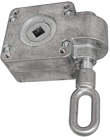 DIWARO.® | Schneckengetriebe für Markisen | Untersetzung 15:1 | blank | 13mm Innenvierkant | Markisengetriebe