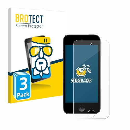 BROTECT Schutzglas für Apple iPod Touch | (7. Gen.) 3 Stück Transparenter Displayschutz Made in Germany Schutzfolie Panzer Folie Glas 9H Einfache Montage Clear