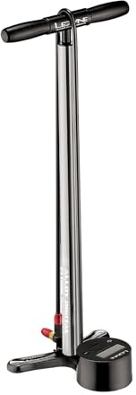 Lezyne Unisex – Erwachsene Digital Drive Aluminium Standluftpumpe, Silber, 15 BAR