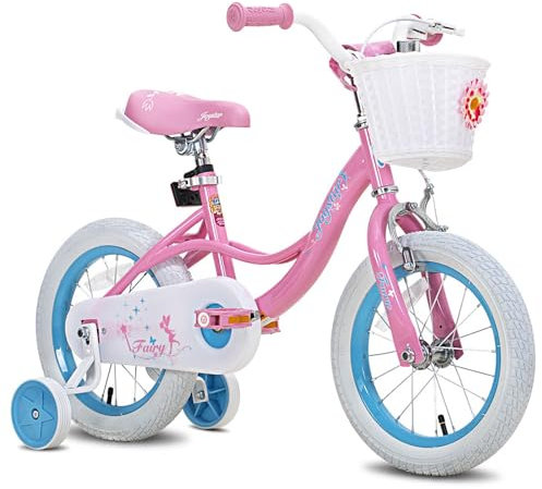 JOYSTAR 18 Zoll Mädchen Fahrrad für Alter 5-8 Kinder Fahrrad für 5 6 7 8 9 Jahre