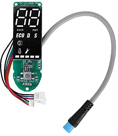 Alomejor Tableau de Bord Scooter électrique,Bluetooth intégré Affichage Temps Réel Carte Mère Universelle for étudiants urbains touristes déplacements Professionnels