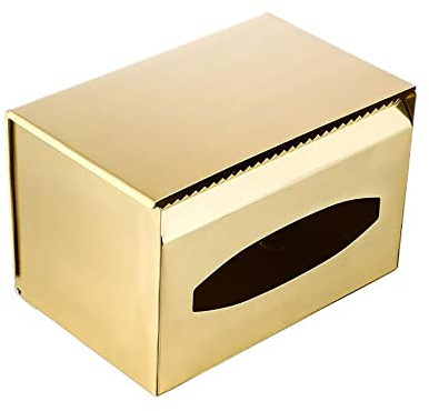 Klobvtt Aluminum Alloy Toilet Roll Holder, Wall Mount Toilet Roll Box, with Waterproof Dust Cover and Storage Box Applicable Roll Paper Fold Paper Towel Multifold Paper Towel Dispenser