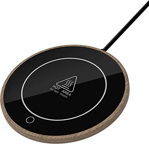 Scaldavivande Scaldatazze da Caffè con 2 Impostazioni di Temperatura e 8 Ore di Spegnimento Automatico Lo Scaldatazze Mantiene le Bevande Calde per L'ufficio e la Scrivania di Casa