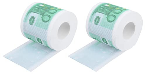 NUOBESTY 2rollen Bedrucktes Toilettenpapier Haushaltsrollenpapier Bunt Bedrucktes Rollenpapier Robust Und Sicher Bequem Und Einfach Zum Abwischen Von Gesicht Und Körper