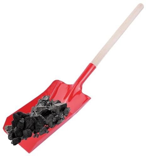 BAUSTER® Metallschaufel Kehrschaufel Kleine SchaufelKohlenlöffel mit Schaufelblatt 19,5 x 10 mm Kohleschaufel für Kamin und Ofen, Schaufel Metall Schaufel Stahlschaufel Schaufel für Kohle