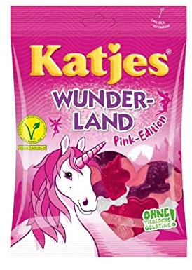 eworldpartner Katjes- Fruchtgummi Wunderland Pink 200 Gramm 1 Stück Fruchtgummi