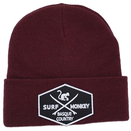 Surf Monkey Strickmütze für Herren und Damen, recycelt, Einheitsgröße, Winter/Herbst