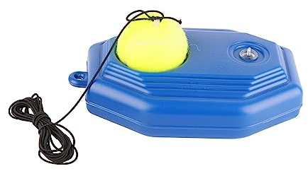Haofy Tennis Trainer Rebound Ball Set mit Gummiseil für Einzeltraining, leicht & stabil für Garten, Park & Innenbereich, passend für Verschiedene Bälle