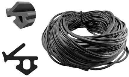 Globstar Joint de fenêtre caoutchouc EPDM 10m S-834X