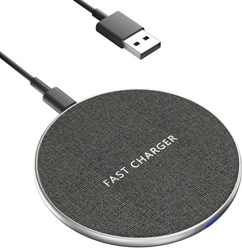 Cargador inalámbrico, Cargador inalámbrico rápido de hasta 20W Compatible con Samsung Galaxy S24/S23/S22/S21, Compatible con iPhone 12/13/14/15/16 Serie.