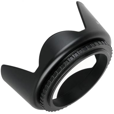 DOITOOL Dslr Lens Hood for Camera Lens Screw Mount Flower Petal Style Professional for Outdoor Photography