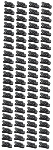 Angoily 300stücke Rotierende Kopfhörer-clips Aus Kunststoff Flexible Kabelhalterung Für Headsets Ohrhörer Kopfhörer Schwarze Clip-halterung Zur Befestigung An Kleidung