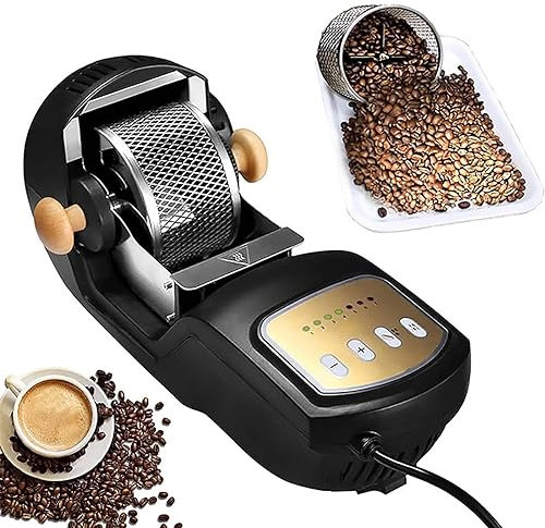 ZHJOPP Coffee Roaster Machine Automatic Coffee Bean Roaster, Electric Coffee Roaster Machine, 300G Coffee Bean Roasting Machine
