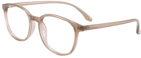 Firmoo Blaulicht Brille Computerbrille für Bildschirme, Blaulicht UV Schutzbrille Damen Herren TR90 Braun