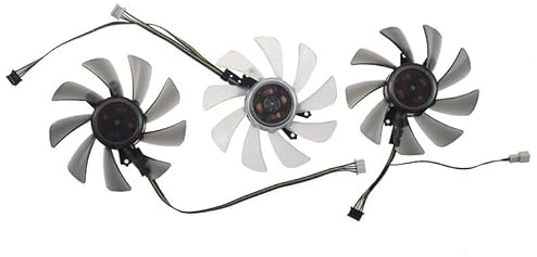 DLUPING 85MM FD9015U12S DC12V 0.55AMP 4Pin Ventilateur de Carte Graphique pour Gainward GAMESOUL RTX 2080 RTX 2080 Ti G Ventilateur de Carte Graphique(3PCS Set)