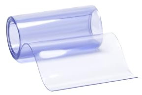 PVC Vorhang Polar 2x200 Standard, Höhe 2,50m x Breite 1,2m, Streifenvorhang ideal für Kühlhaus, effektiver Schutz gegen Schmutz und Lärm, passend für Industrie