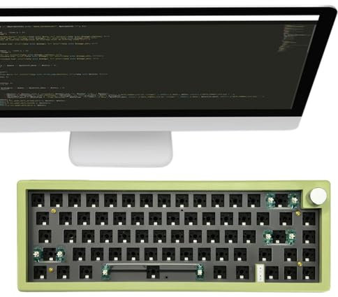 Teclado mecánico Inalámbrico, juego de retroiluminación de retroiluminación de RGB compacto de PC - Accesorios para el hogar 67 Teclado inalámbrico con perilla multimedia para el hogar, sala de juegos