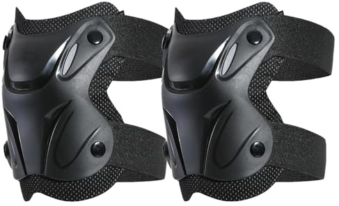 Rodilleras Mujer - Protección de Rodillas | Protecciones antideslizantes con absorción de golpes para monopatín, rodillo, y deportes al aire libre