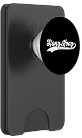 Hong Kong China Vintage Cursive City Name Vacation Mode PopSockets PopWallet for MagSafe