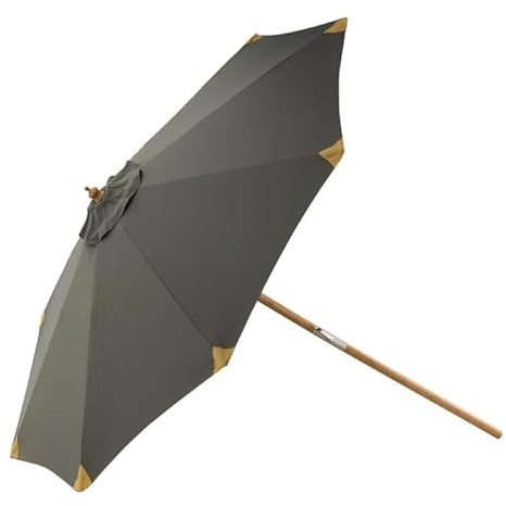 Parasol en Bois Cerox 270cm Gris