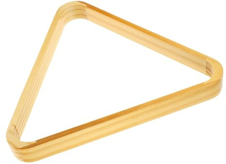 WHAMVOX Billardkugel Dreiecks Rack aus Stabilem Holz Langlebiger Billardkugelhalter für Snooker und Pool Praktisches Aufbewahrungszubehör für Spielzimmer und Kneipen Robust und Leicht