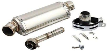 Motorrad Auspuff Mittelrohr Für CBR FürCRF230 Für CRF 230 51-mm-Motorradauspuff-Schalldämpferrohr-Verbinder Hinten Kurzer Adapter Megaphon(B2)
