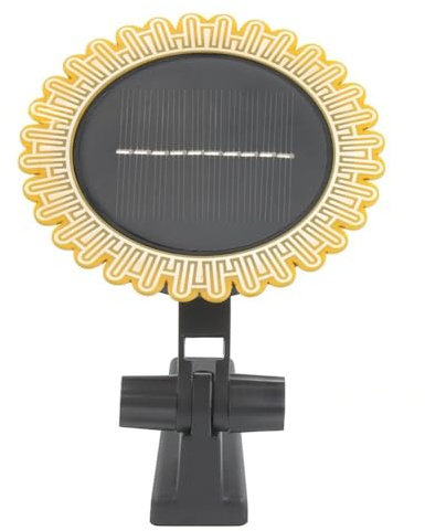 CashMuch Sensore di pioggia intelligente con dettagli luminosi, a energia solare, impermeabile IPX6, wireless, per casa, giardino e uso esterno, nero
