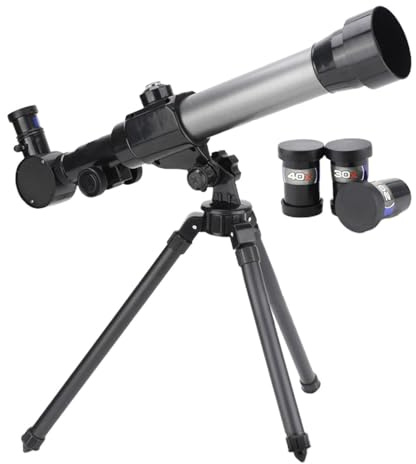 Kinderteleskop – 60-mm-Astronomie-Refraktor-Teleskop, Hochauflösendes Okular Mit Stativmontage, Nützliche Reisemonokulare Zum Beobachten Von Monden | Kinderteleskop Für Einsteiger In Die Wissenschaft