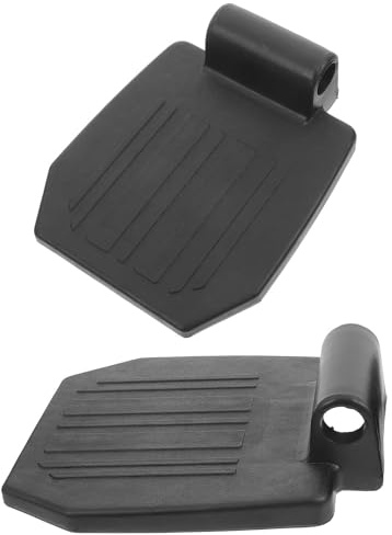 WRITWAA 2 Stück Universelle Rollstuhl Fußstützen aus Leichtem Pp Material Stabile Beinstützen mit 22mm Adapterdurchmesser für Rollstuhlnutzer und Fußpflege