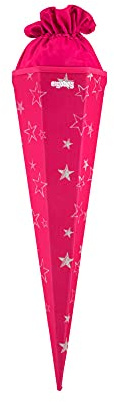 ergobag Schultüte mit Kordelzug für Jungen und Mädchen zur Einschulung CinBärella - Pink