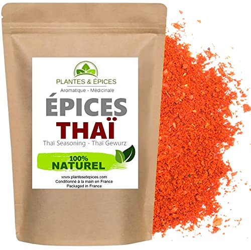 Plantes & Epices - Mélange assaisonnement 100% naturel pour Cuisine Thaïlandaise, Chinois, Asiatique (idéal pour Wok, lait de coco..) (100g)