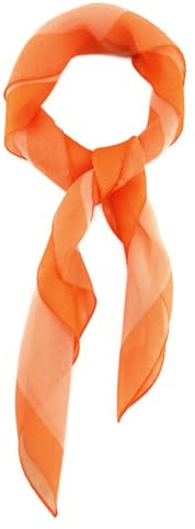 TigerTie Damen Nickituch Chiffon in einfarbig Uni - Leichtes zartes Halstuch - 58 x 58 cm