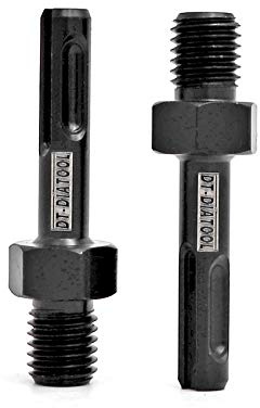 Core Drill Bit Adapter 5/8-11 Thread Male to SDS Plus Shank 2pk by DT-DIATOOL