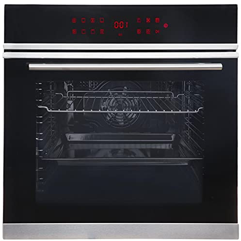 Pyrolytic Self Cleaning Single Electric Oven, 76L 13 Functions - SIA BISO12PSS