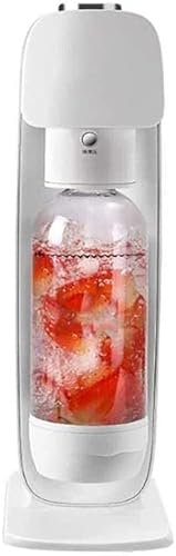 NCRD Sparkling Water Maker Bundle (White), BPA Free Bottles, and 0 Calorie Fruit Drops Flavors,(Does Not Come with CO2 Cylinder)