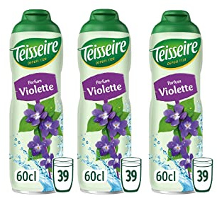 Packung mit 3 Veilchen-Sirups 3x60cl
