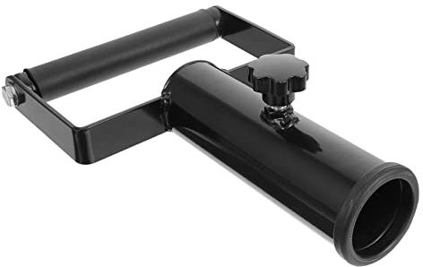 Garneck Barbell Handle Non-Slip Grip Steel Training Attachment for Chest Back and Shoulder Muscles Home and Gym Use