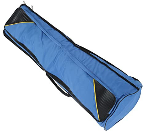 ZAANU Posaunen-Gigbag, Posaunenkoffer, 87 cm Länge, Oxford-Stoff, langlebiger Schutz for Tenorposaune /116 (Color : Blue)