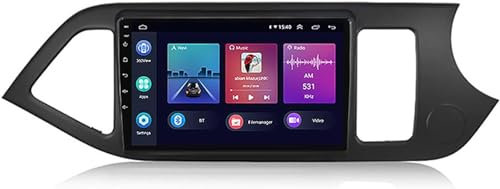 Macchina Intelligente per la Navigazione GPS per retromarcia per Auto con 4G DSP Carplay, Schermo da 9 Pollici Android 11 Car Multimedia Dvd Video Radio Lettore Audio per PE-ugeot 2008 2014-2016