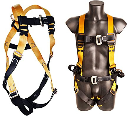 SwaYve Safety Harness Kit, Climbing Harness, Fall Arrest Safety Harness Scaffold Construction Work Fall Protection Harness