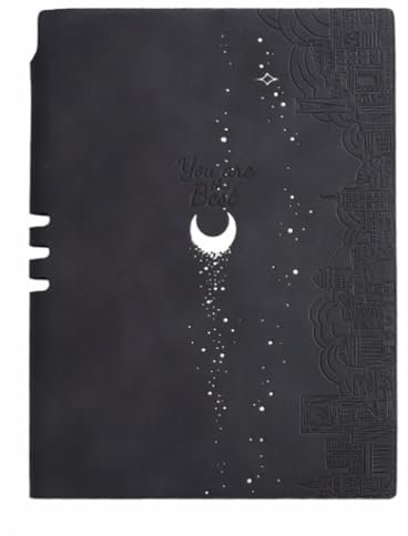 PEKJI Exquisit Spiralgebundenes Notizbuch mit Vintage-Ledereinband, ideal 21,2 x 15,8 cm für Zuhause, Schule und Büro, 200 Seiten/100 Blatt tragbar