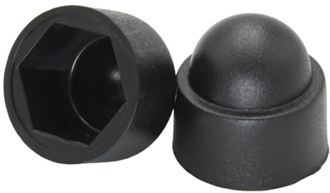 20x Abdeckkappen für Schrauben | Schraubenabdeckung Schwarz | Schrauben Abdeckkappen | Schraubenkappen | Schutzkappen für Schrauben (M8 - Schlüsselweite 13)