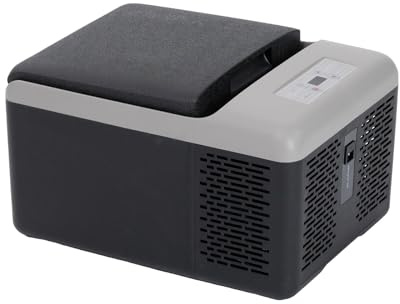Alpicool Car Fridge Freezer 9L Portable Compressor Refrigerator, 12/24V DC & 230V AC Camping fridge -20℃~20℃, Energy Saving cooler for Caravan, Camping, Home, RV