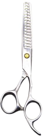 Hohopeti Tijeras Peluquero Profesionales Inoxidable Entresacar y Texturizar Cabello con Diseño Ergonómico para Corte Suave Salón y Doméstico