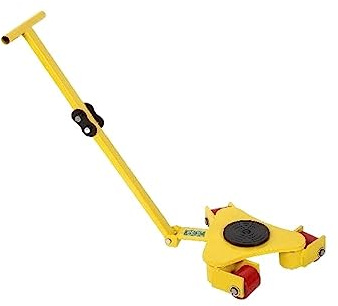 Carro de transporte de maquinaria industrial, patines de movimiento de 6600 libras con 3 rodillos giratorios, rotación de 360 ​​grados for transportar carga