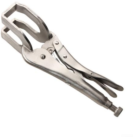 Zilimontt Pinze per saldatura a forma di U, 22,9 cm, 27,9 cm, morsetto in acciaio con ganascia regolabile e forte forza di morso per trattenere saldature, rivettature, rettifiche in officina o (28 cm)