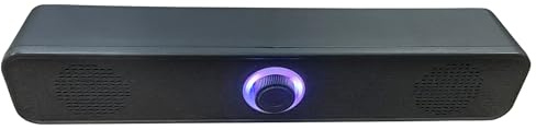 Soundbar USB per computer - Altoparlante stereo cablato, barra audio multimediale con bassi profondi | Altoparlante ad alta definizione per monitor, proiettore, TV, tablet, ufficio, aula, musica, lapt