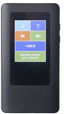 Staeekkzy Enrutador Portátil 5G WiFi6 de Doble Banda 2.4G/5.8G, Enrutador Inalámbrico 5G, Módem WiFi de Bolsillo de 4000 MAh, Amplia Cobertura de Red.