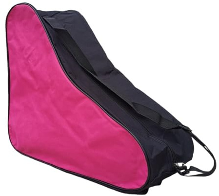 Helilyco Roller Skate Bag Adult Skates, for Large Capacity Oxford Cloth Storage with Adjustable Shoulder Strap, Black