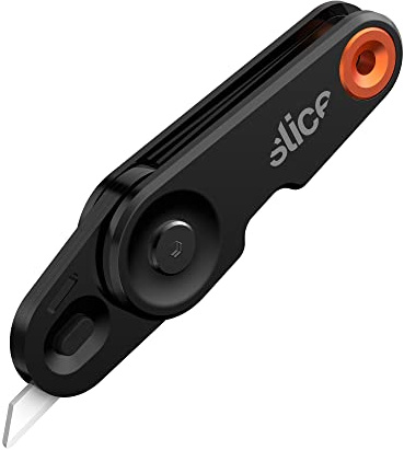 Slice Everyday Carry (EDC) Folding Knife | Heavy Duty Utility Knife | Modern Pocket Knife | Safe Ceramic Blade Lasting 11x Longer Than Metal | Compact and Convenient Box Cutter | 1 Pack